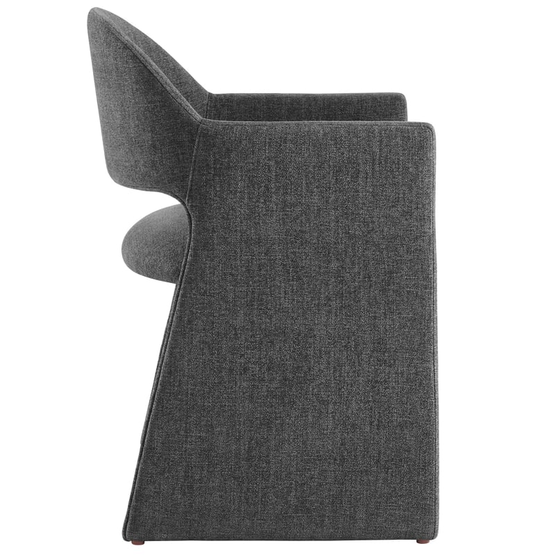 Talia Dining Armchair in Charcoal