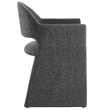 Talia Dining Armchair in Charcoal