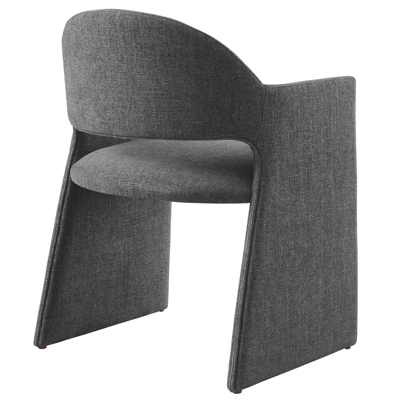 Talia Dining Armchair in Charcoal