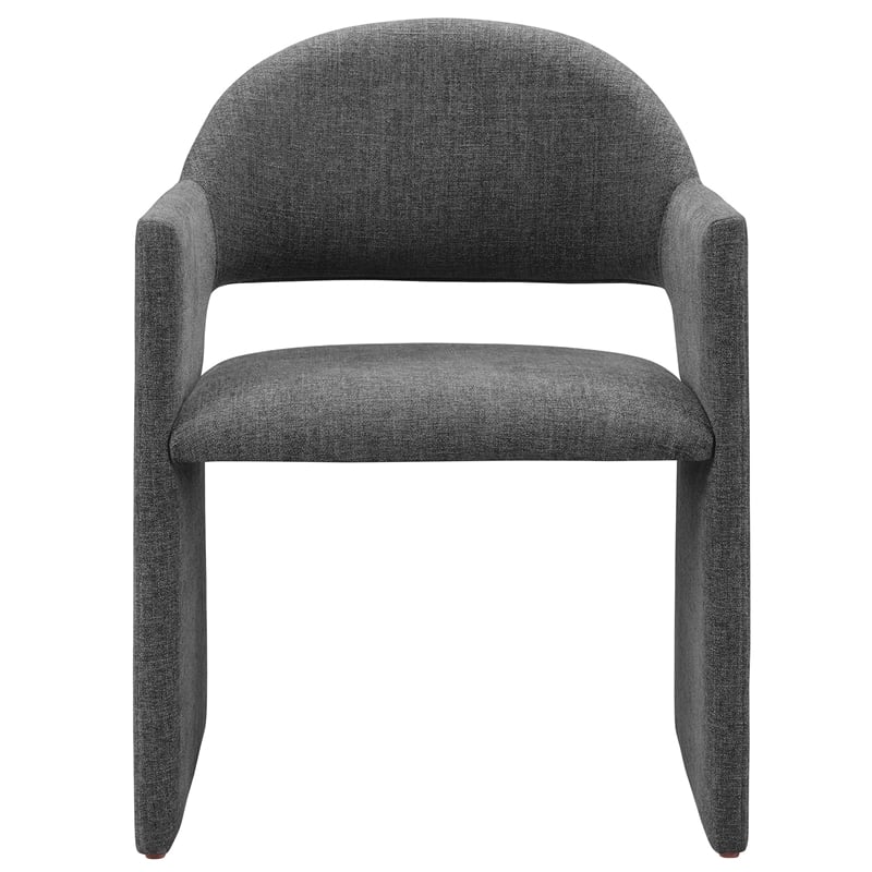 Talia Dining Armchair in Charcoal