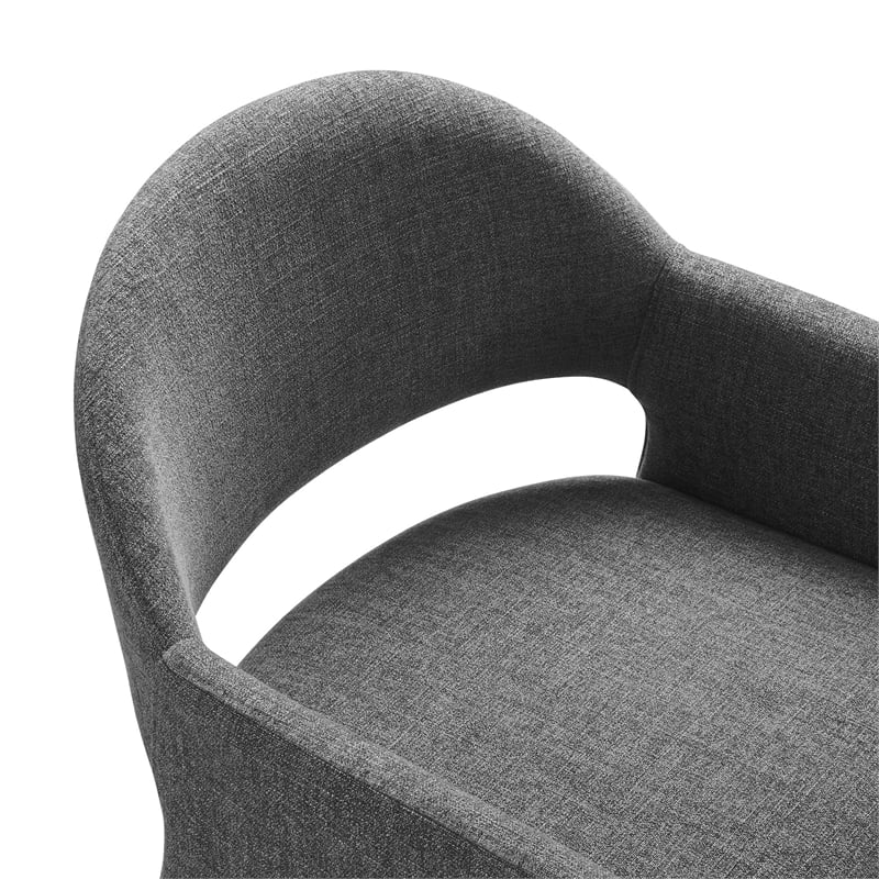 Talia Dining Armchair in Charcoal