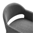 Talia Dining Armchair in Charcoal