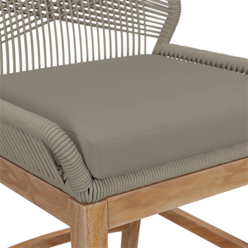 Wellspring Counter Stool in Light Gray Greige