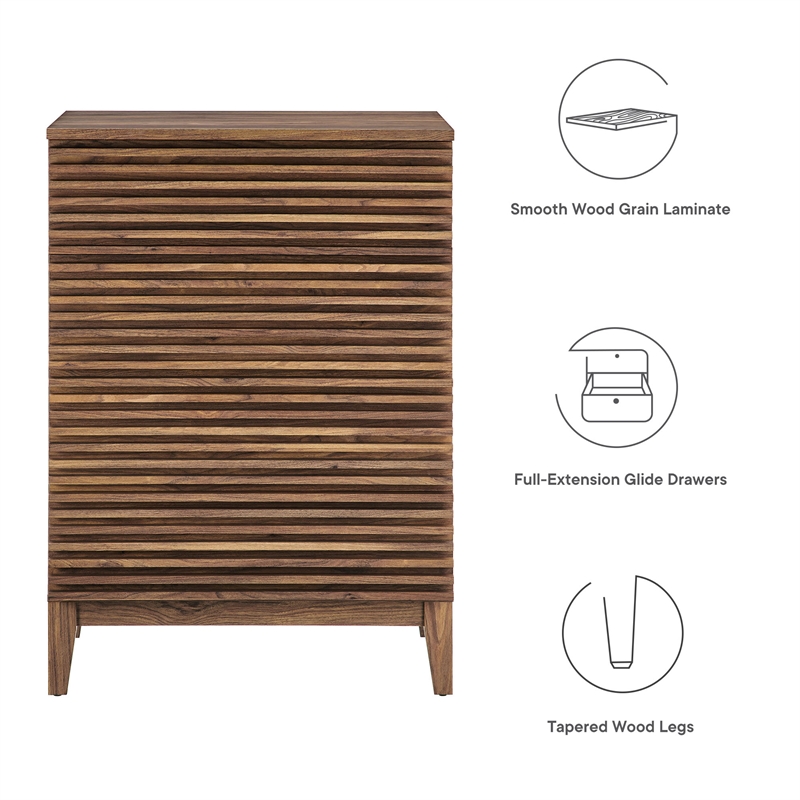 Render Chest in Walnut