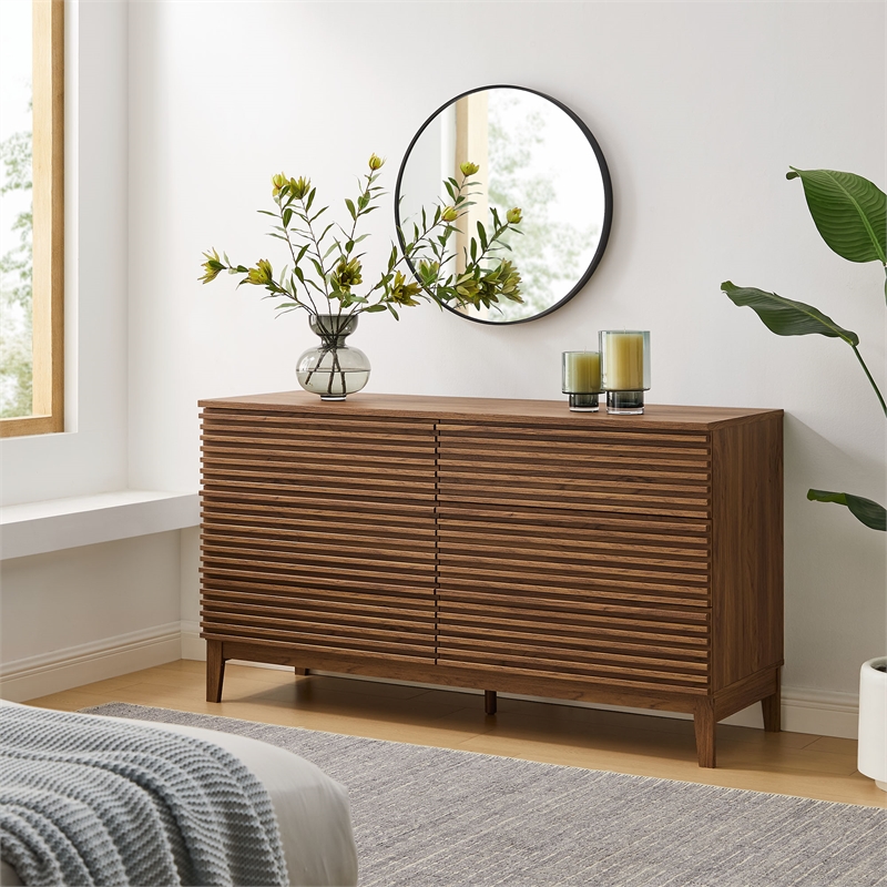 Render Dresser in Walnut
