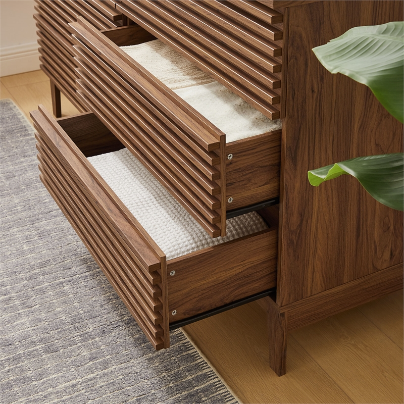 Render Dresser in Walnut
