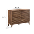 Render Dresser in Walnut