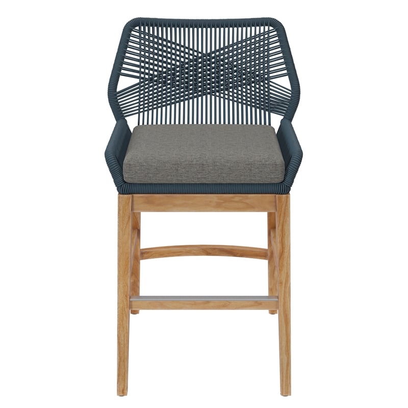 Wellspring Counter Stool in Blue Graphite