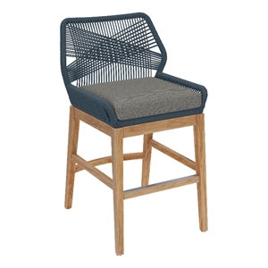 Wellspring Counter Stool in Blue Graphite