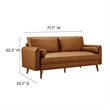 Modway Revive Sofa in Tan