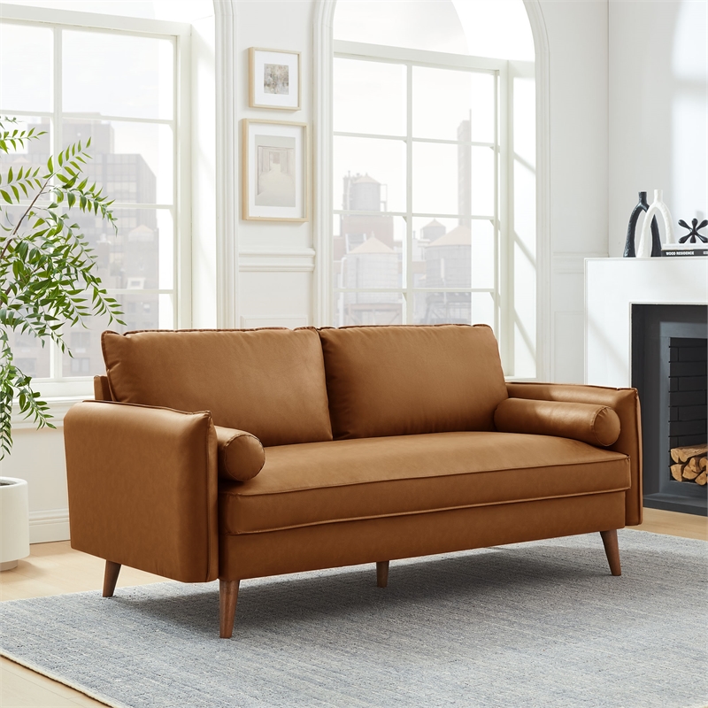 Modway Revive Sofa in Tan