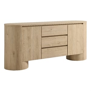 Duval Sideboard Storage Cabinet in Hickory Frost