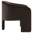 Greer Accent Armchair in Chocolate Brown