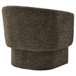 Modway Muse Boucle Fabric Upholstered Barrel Accent Chair in Antique