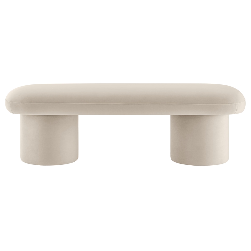 Orla Bench in Almond