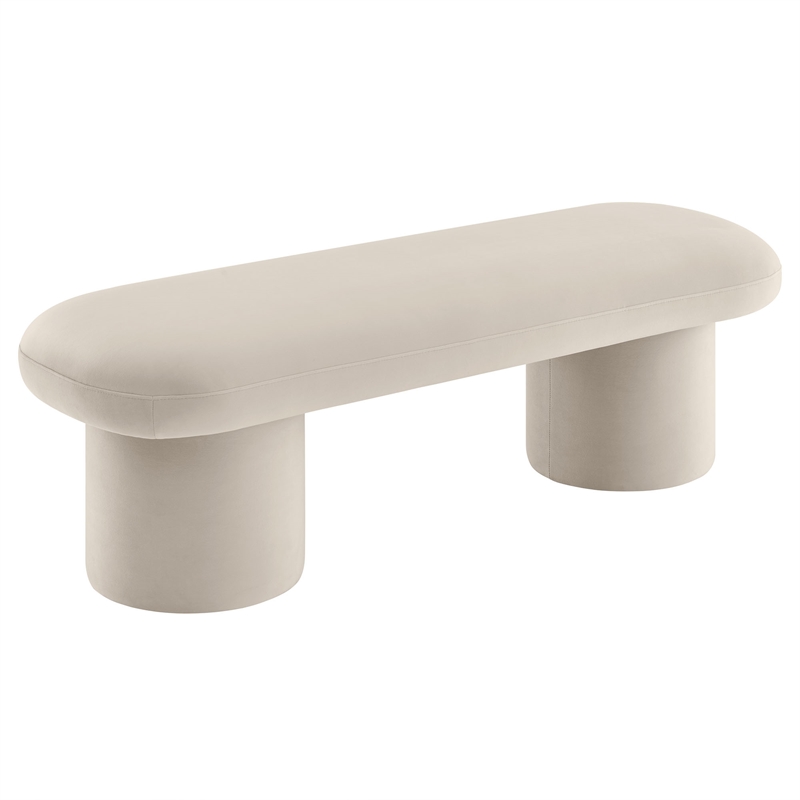 Orla Bench in Almond