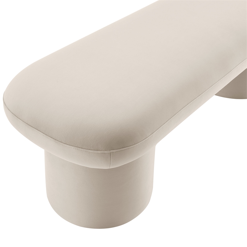 Orla Bench in Almond