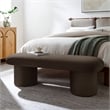 Orla Bench in Chocolate Brown