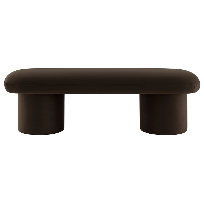 Orla Bench in Chocolate Brown