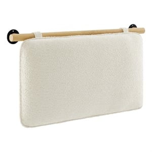 anela twin headboard in cream natural