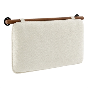 Anela Twin Headboard in Cream Walnut