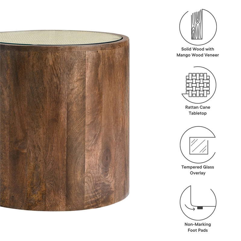Truett Side Table in Walnut