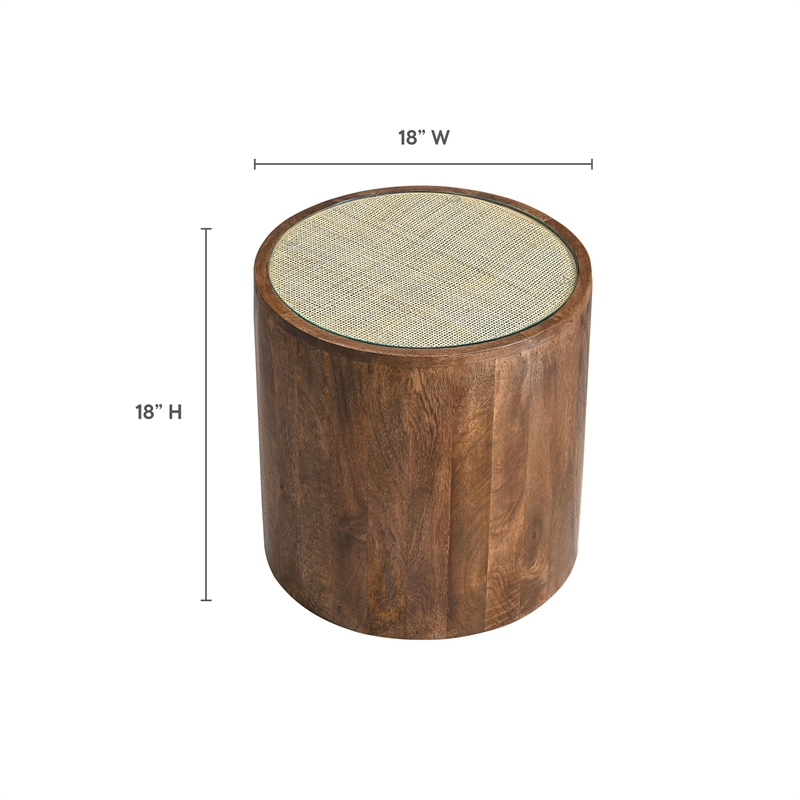 Truett Side Table in Walnut