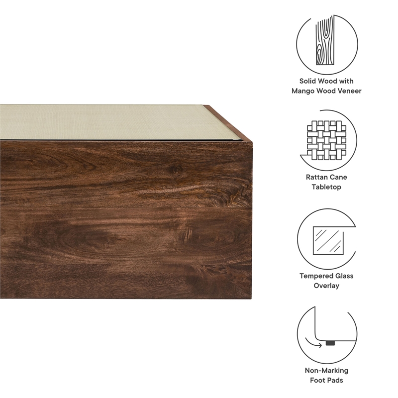Truett Coffee Table in Walnut