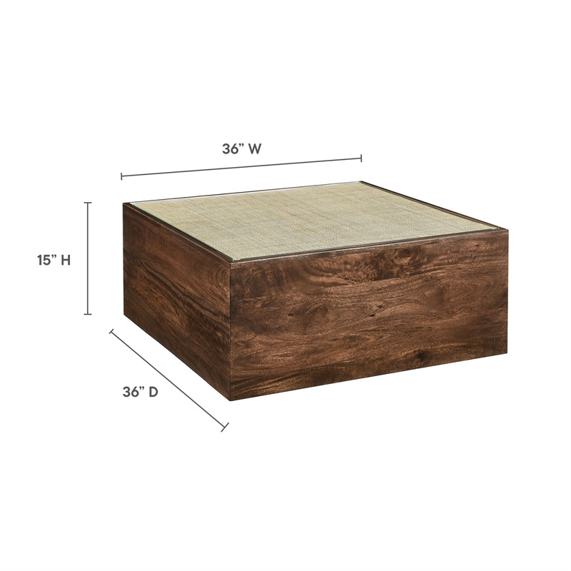 Truett Coffee Table in Walnut