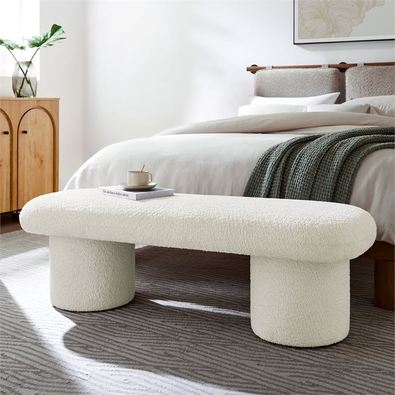 Modway Orla Bench in Cream