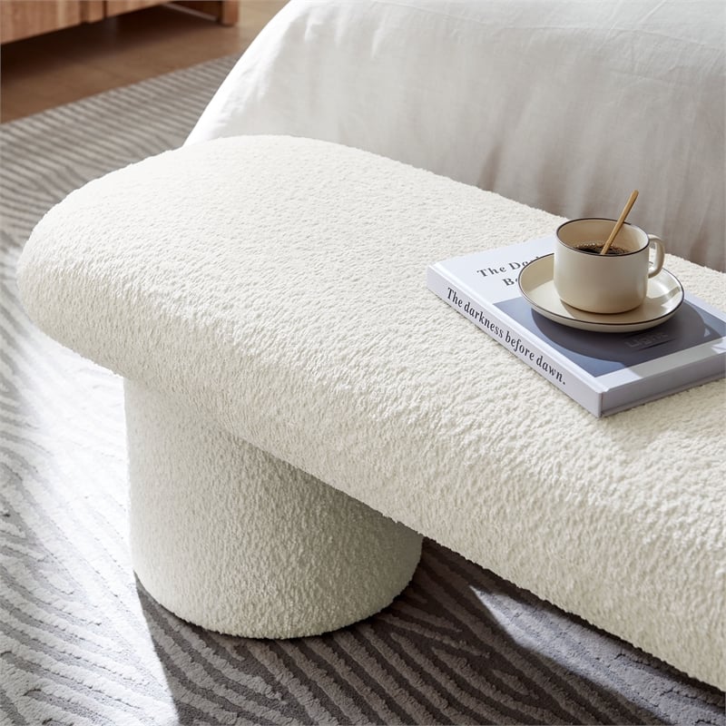 Modway Orla Bench in Cream