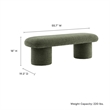 Modway Orla Bench in Sage