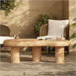 Elowen Coffee Table in Travertine
