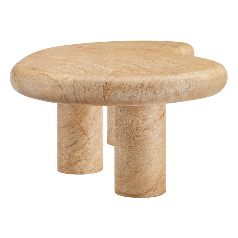 Elowen Coffee Table in Travertine