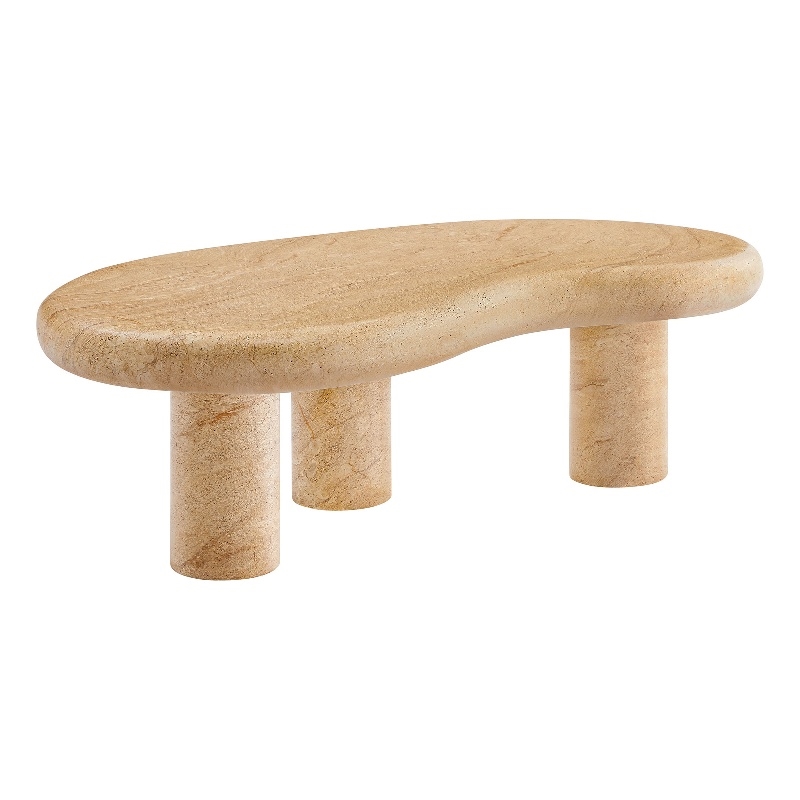 Elowen Coffee Table in Travertine