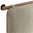 Anela Queen Headboard in Oatmeal Walnut