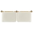 Anela King Size Headboard in Cream Natural