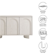 Flux Sideboard in White Wash