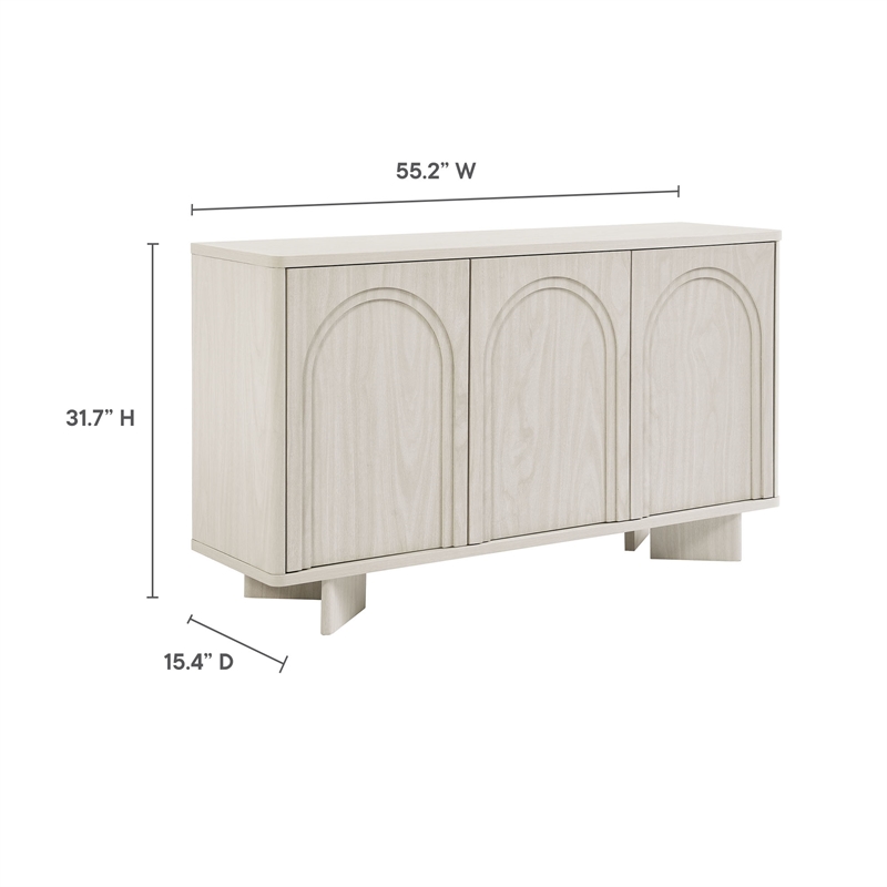 Flux Sideboard in White Wash