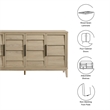 Sinya Sideboard in Light Oak