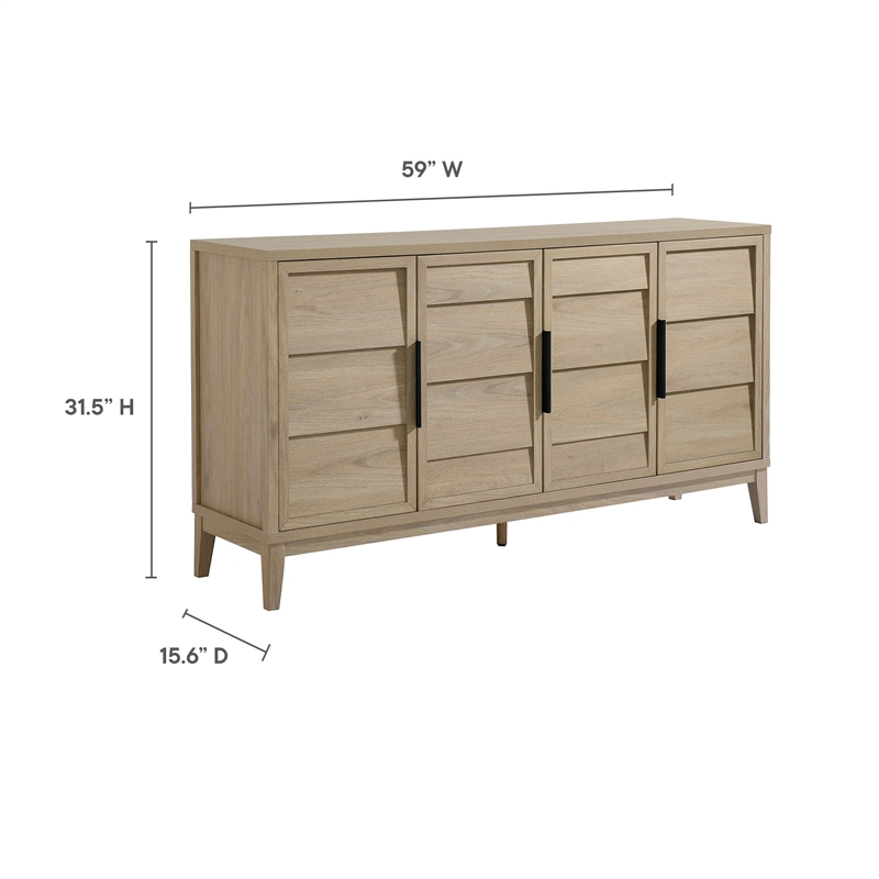 Sinya Sideboard in Light Oak