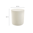 Brion Stool in White