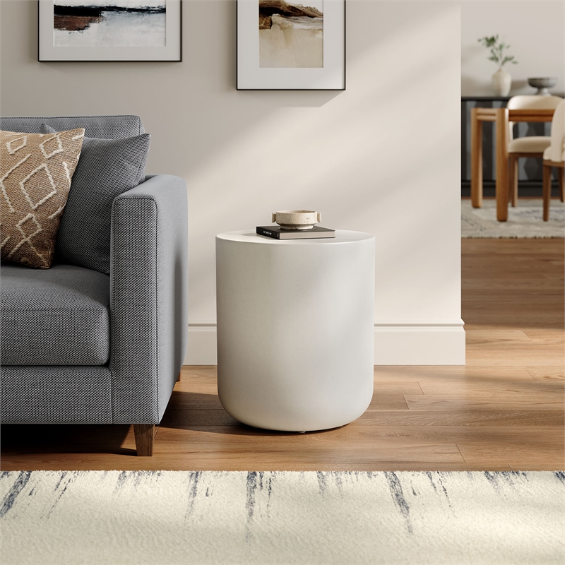 Brion Stool in White
