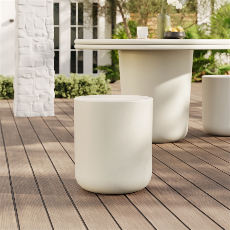 Brion Stool in White