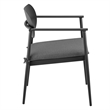 Aeris Dining Armchair Set of 2 in Charcoal