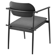 Aeris Dining Armchair Set of 2 in Charcoal