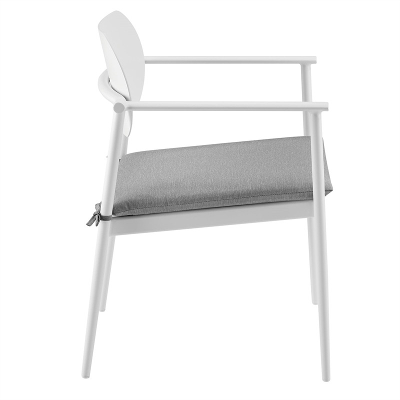 Aeris Dining Armchair Set of 2 in White