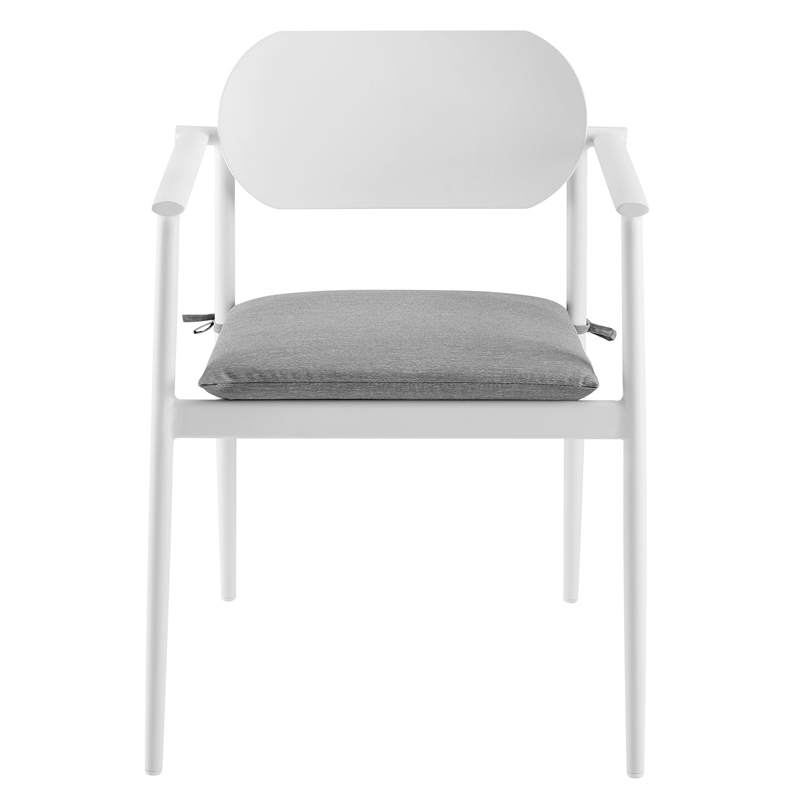 Aeris Dining Armchair Set of 2 in White