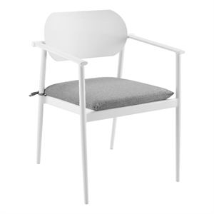 Aeris Dining Armchair Set of 2 in White