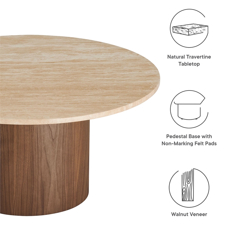 Kioni Coffee Table in Walnut